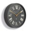 Newgate Mr Butler Wall Clock Moonstone Grey Reverse Dial Carousel 2