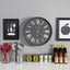 Newgate Mr Butler Wall Clock Moonstone Grey Reverse Dial Carousel 3