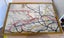 Framed London Railway Map Print Carousel 1