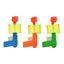 Kids Retractable Elastic Fist Shooter G un Telescopic Trick Gag' Novelty L2P0 Carousel 6