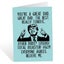 Funny Political Father's Day Card w/ Envelope Cute Birthday Card Gifts Carousel 3