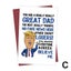 Funny Political Father's Day Card w/ Envelope Cute Birthday Card Gifts Carousel 18
