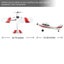 RC Plane Trainer 3CH Remote Control for Beginners Men Women Boys and Kids Red Carousel 8