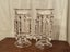 Cut Glass Mantel Lustres - Antique Pair Carousel 4