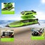 Brushless RC Boats for Men Women 30+MPH Fast Remote Control Boat Green Carousel 5