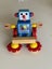 Wooden Push along little robot with stick Carousel 1