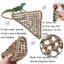 1pc Reptile Hacammock Hanging Swing Lizard Bearded Basking Platform Lounger D... Carousel 3