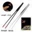 Stainless Steel Feeding Tongs Tweezers Reptile Pet Hamster Long Handle Feeder Carousel 1