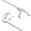 52" Snake Tongs /39" Hook /Snake Bag Reptile Grabber Catcher Stick Handling Tool Carousel 5