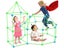 PTN NEW Kids Construction Fort Building Kit Sale Sale Carousel 6