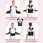 Adjustable Back Shoulder Posture Corrector Belt PosturePro XL Black Snap Deal Carousel 3