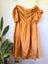 ADISON + JERE Size L Tan Off-Shoulder Mini Dress Carousel 1