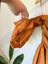 ADISON + JERE Size L Tan Off-Shoulder Mini Dress Carousel 5