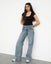 MOTEL Denim Size W28/L30 Low Rise Parallel Jeans in Vintage Blue Wash Carousel 3