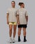 LSKD Size S Sara I Can Shall Will FLXCotton Tee Shale Beige-White Carousel 1