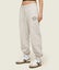 GYMSHARK Size S Phys Ed Logo Sweatpants oversized fit Light Grey Marl Carousel 1