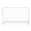 Football Goal With Net 182X61X122 Cm Steel White Carousel 2