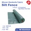 Woven Fabric Silt Fence & Clip - 1m(H) x 50m(L) - Green Carousel 1