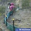Woven Fabric Silt Fence & Clip - 1m(H) x 50m(L) - Green Carousel 2