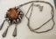 Outstanding VINTAGE Sterling Silver & Amber Pendant Necklace Carousel 5
