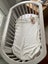 Beautiful white wash wood cot - mini oval size Carousel 3