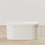 NOOD Ottoman - Cream Boucle Carousel 1