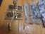 Antique brass door handle set (polished) Carousel 3