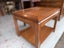 A Vintage Canadian Solid Elmwood Side Table Carousel 5