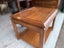 A Vintage Canadian Solid Elmwood Side Table Carousel 3