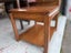 A Vintage Canadian Solid Elmwood Side Table Carousel 4