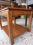 A Vintage Canadian Solid Elmwood Side Table Carousel 13