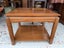 A Vintage Canadian Solid Elmwood Side Table Carousel 15