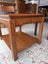 A Vintage Canadian Solid Elmwood Side Table Carousel 16