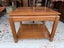 A Vintage Canadian Solid Elmwood Side Table Carousel 17