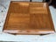 A Vintage Canadian Solid Elmwood Side Table Carousel 18