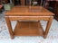 A Vintage Canadian Solid Elmwood Side Table Carousel 19