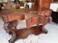 A Quality Vintage Carved Solid Mahogany Lion's Claw Console or Hall Table Carousel 5