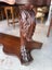 A Quality Vintage Carved Solid Mahogany Lion's Claw Console or Hall Table Carousel 9
