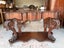 A Quality Vintage Carved Solid Mahogany Lion's Claw Console or Hall Table Carousel 16