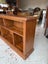 A Solid Teak Long Bookshelf Carousel 10