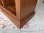 A Solid Teak Long Bookshelf Carousel 11
