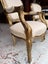 A Quality PAIR Italian Antique Gold Gilt Arm Chairs Carousel 4