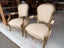 A Quality PAIR Italian Antique Gold Gilt Arm Chairs Carousel 5