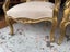 A Quality PAIR Italian Antique Gold Gilt Arm Chairs Carousel 8