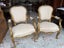 A Quality PAIR Italian Antique Gold Gilt Arm Chairs Carousel 3