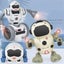 Smart Sound And Light Mechanical Robot Toy In Blue With Interactive Features Carousel 3