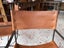 Quality PAIR American Made Wrought Iron Thick Hide Leather Armchairs Carousel 15