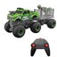 Large Green Wheeled Off Road Vehicle Green with Trailer (Including T-REX Dino... Carousel 1
