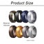 7 Pack Silicone Wedding Ring Men Women Rubber Band Gym Sports size #7-14 Carousel 7