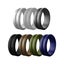 7 Pack Silicone Wedding Ring Men Women Rubber Band Gym Sports size #7-14 Carousel 11